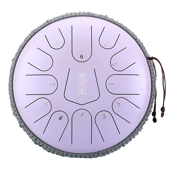 HLURU TS13-12 LILAC - 13 Notalı 12" Lilac Tongue Drum